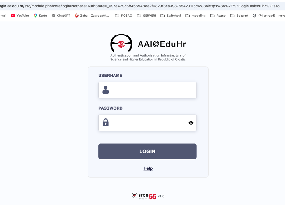 AAI@EduHr prijava na Mac računalu